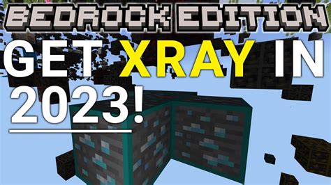 X Ray For Minecraft Bedrock Pc