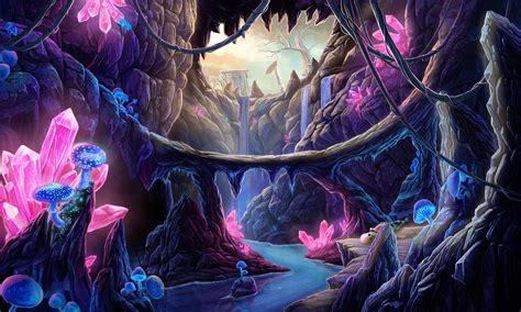 #crystals #crystal #cave #rocks #art #gameart #nature # ...