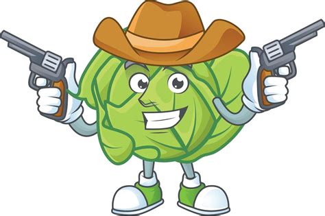 Cabbage cartoon character style 19830805 Vector Art at Vecteezy