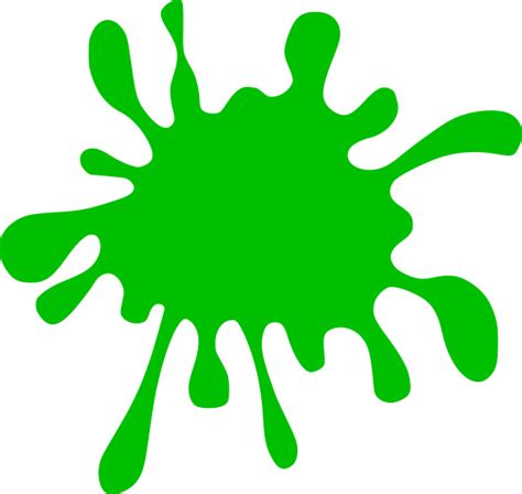 Green Splatter Clip Art at Clker.com - vector clip art online, royalty free & public domain