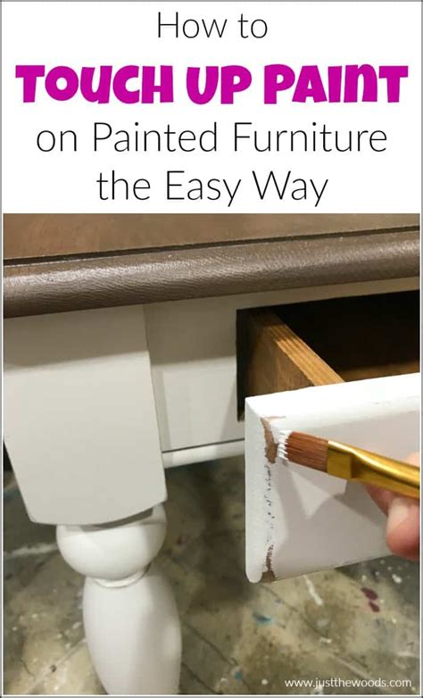 How to Touch Up Paint on Painted Furniture the Easy Way