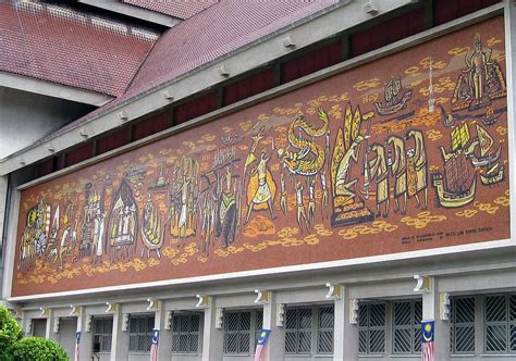 HD wallpaper: Frieze depicting Malaysian history at the National Museum ...