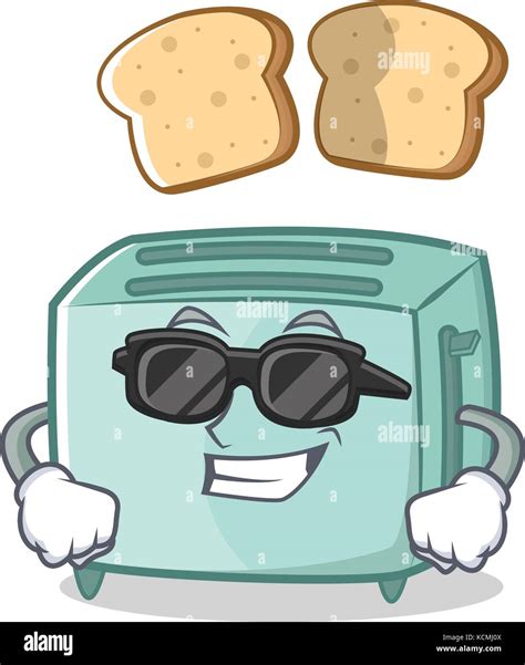 Super cool toaster character cartoon style Stock Vector Image & Art - Alamy