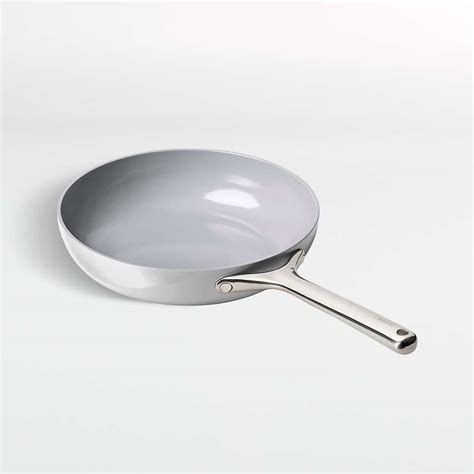 Caraway Home Grey Non-Stick Ceramic Frying Pan + Reviews | Crate & Barrel