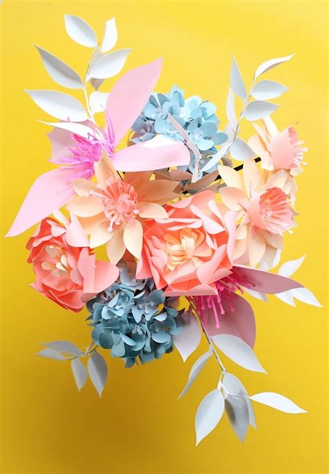 DIY Paper Flower Bouquet for Spring | The Pretty Life Girls