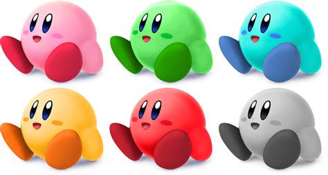 Kirby SSB4 Recolors by shadowgarion on DeviantArt