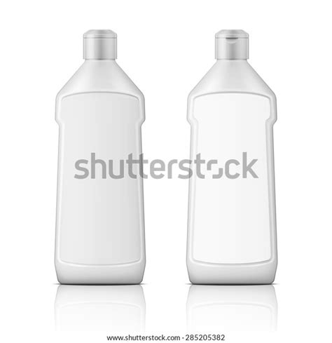 White Plastic Bottle Label Bleach Cleaning Stock Vector (Royalty Free) 285205382 | Shutterstock