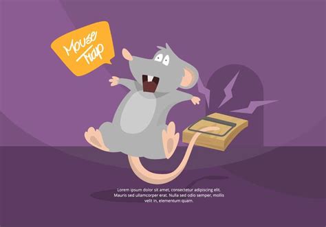 Mouse Trap Illustration 148533 Vector Art at Vecteezy