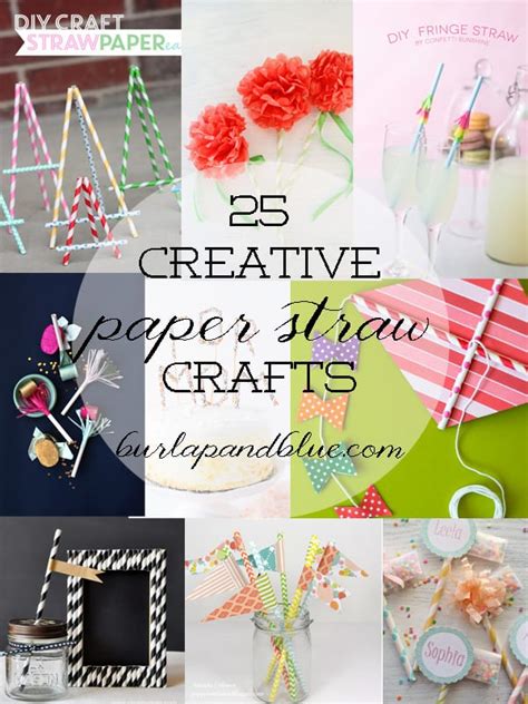 DIY Paper Straw Crafts