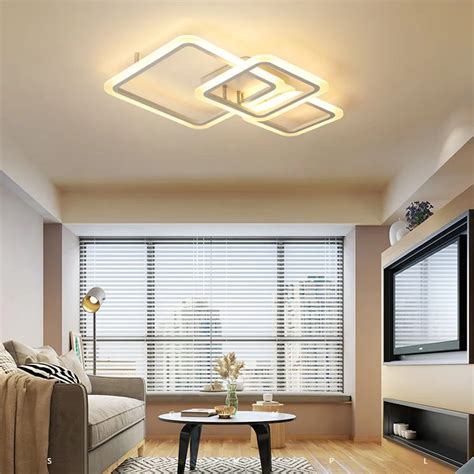 Modern Square Foyer Led Ceiling Lights Living Room Led Ceiling Light ...