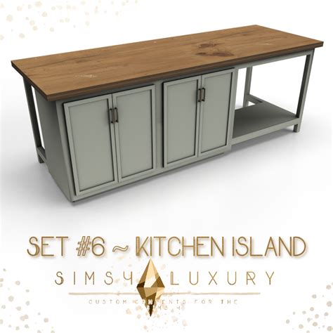 FREE - Kitchen island - Sims4Luxury