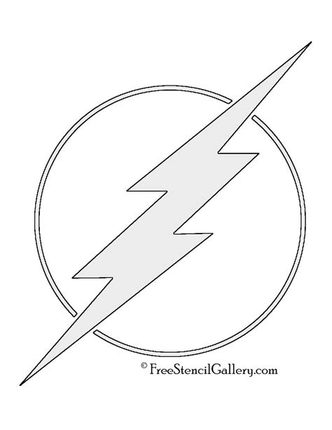 The Flash Logo Coloring Pages | Coloring Page Blog