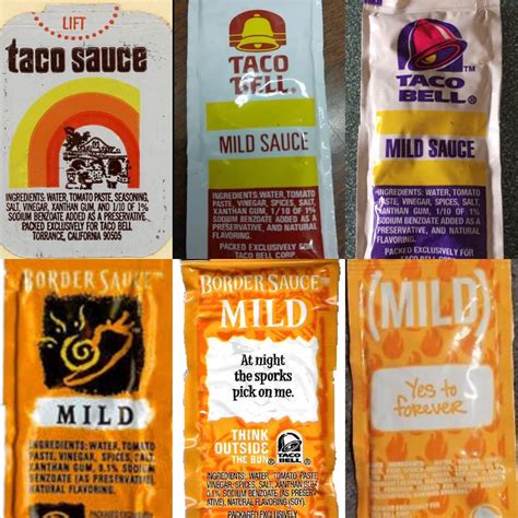 Taco Bell Fire Sauce And Taco Bell Mild Sauce And Mild, 60% OFF