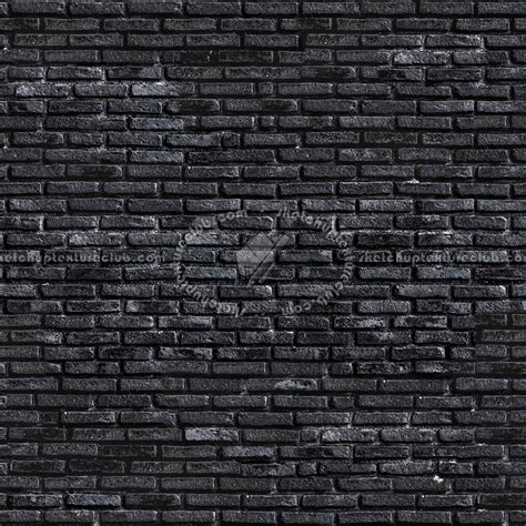 black brick wall PBR texture seamless 22021