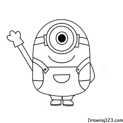 Minions Drawing Step By Step