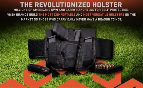 Amazon.com : VNSH Gun Holster – Most Comfortable Gun Holster for Men & Women – New Belly Band ...