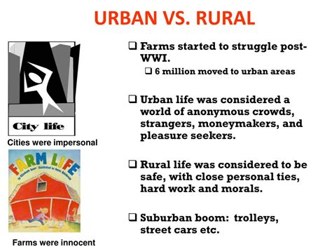 PPT - URBAN VS. RURAL PowerPoint Presentation, free download - ID:2043362