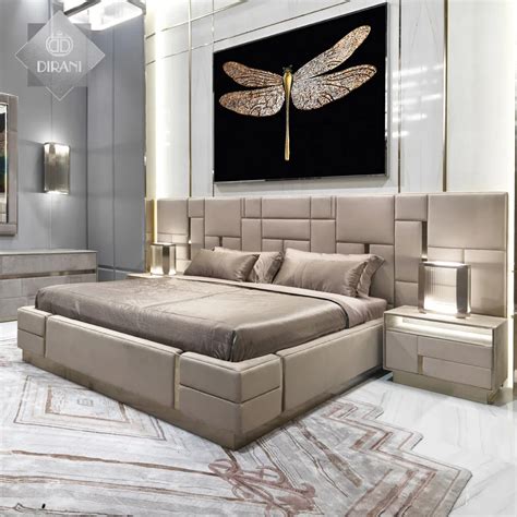 Luxury Italian Bedroom Set Furniture King Size Modern Italian Latest ...