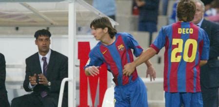 18 años del debut oficial de Messi con el Barça