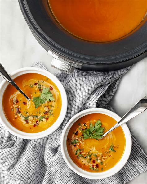 Slow Cooker Curried Butternut Squash Soup | Last Ingredient