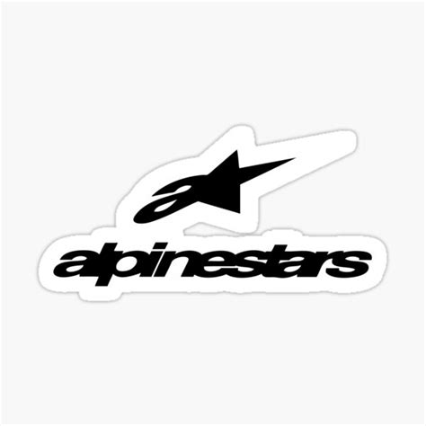 "white alpinestars logo" Sticker for Sale by arnoldfrans1 | Redbubble