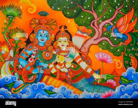 Mural art of kerala hi-res stock photography and images - Alamy