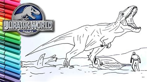 Blue Printable Jurassic World Coloring Pages - JuliannailEsparza