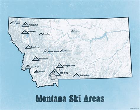 Ski Resorts Montana Map - Angie Bobette