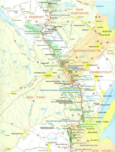 Official Appalachian Trail Maps - Printable Hiking Maps - Printable Maps