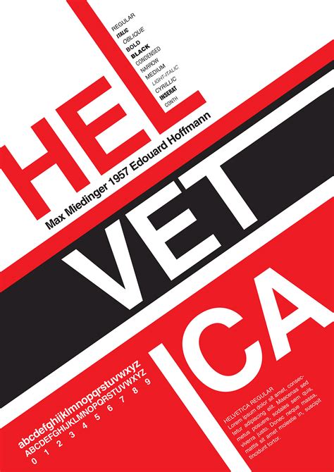 HELVETICA Typography Poster | Behance