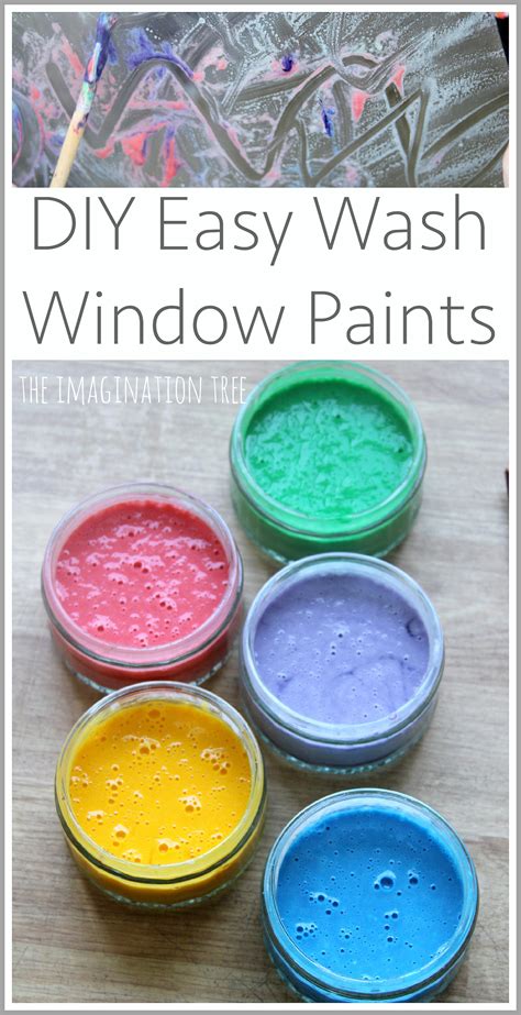 DIY Window Paint Recipe - The Imagination Tree