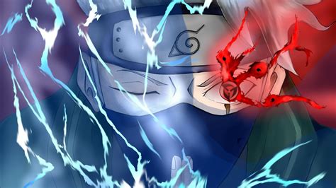 1920x1080 Resolution Kakashi Hatake x Sharingan HD Naruto Digital Art 1080P Laptop Full HD ...