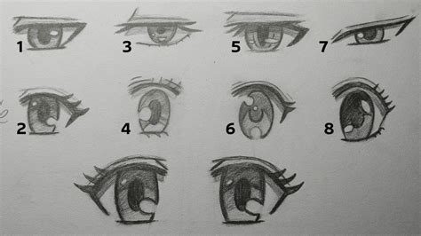 How to Draw ANIME EYES Step by Step | Slow Tutorial for Beginners (No time lapse) - YouTube