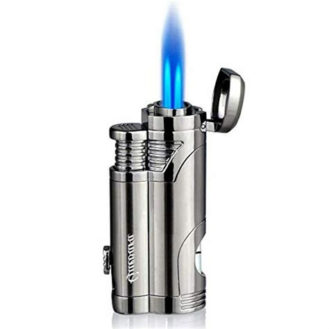 Cigar Torch Butane Lighters Fuel Refillable Lighter