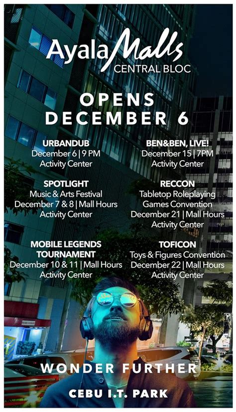 6 Events In Ayala Malls Central Bloc Cebu Before Christmas You Shouldn ...