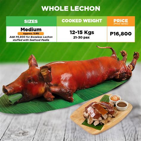 Lechon Baboy, Whole Lechon | Lydias Lechon