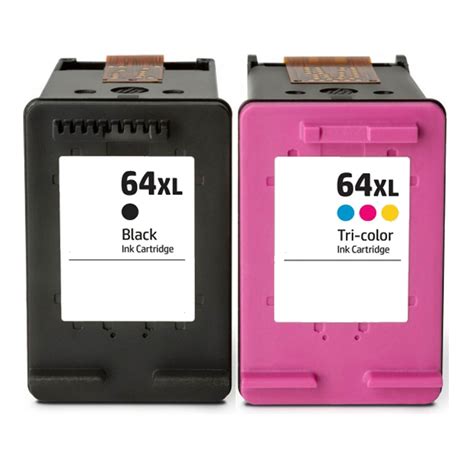 Compatible HP 64XL Black and Color Ink Cartridge - 2 Pack-12