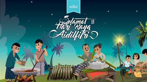 Suasana Hari Raya Di Kampung - MosOp