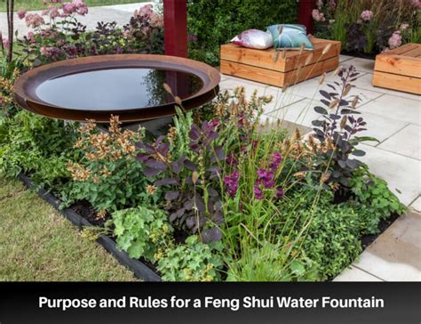 The Purpose and Rules for a Feng Shui Water Fountain