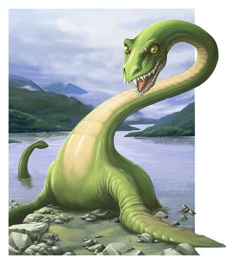 The Loch Ness Monster Drawing