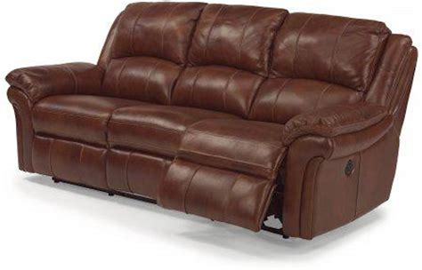 Flexsteel Dandridge Leather Power Reclining Sofa 1351-62P - Portland, OR | Key Home Furnishings