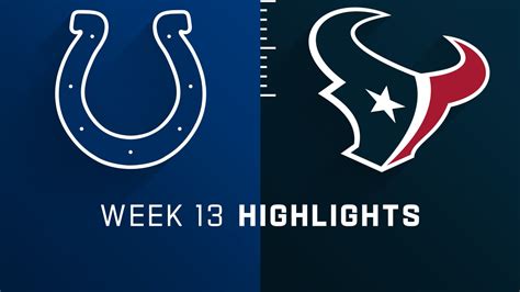 Indianapolis Colts vs. Houston Texans highlights | Week 13