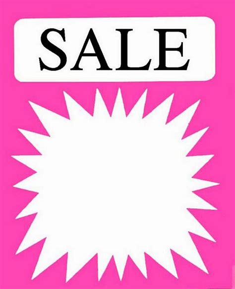 Printable Sale Signs