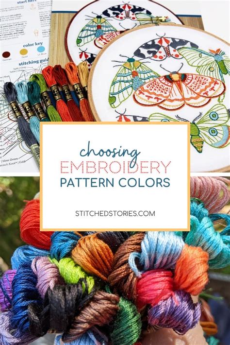 Choosing Embroidery Pattern Colors | Stitched Stories Embroidery Kits