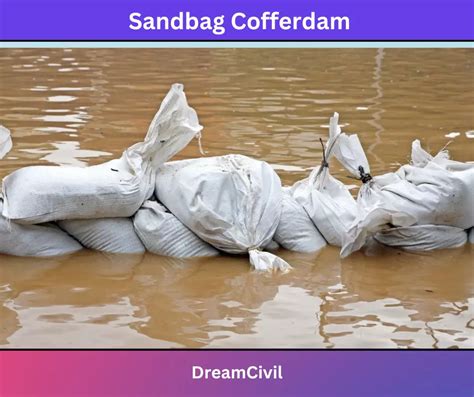 Sandbag Cofferdam: Problem, Advantages & Disadvantages of Sandbag Cofferdam - Dream Civil