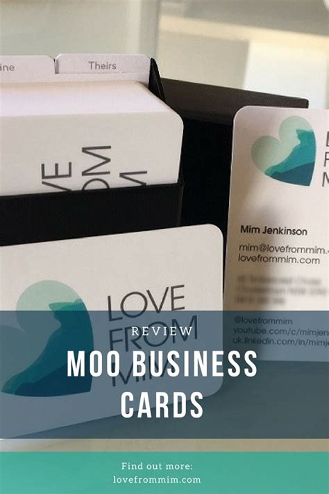 MOO Business Cards Review - Love from Mim