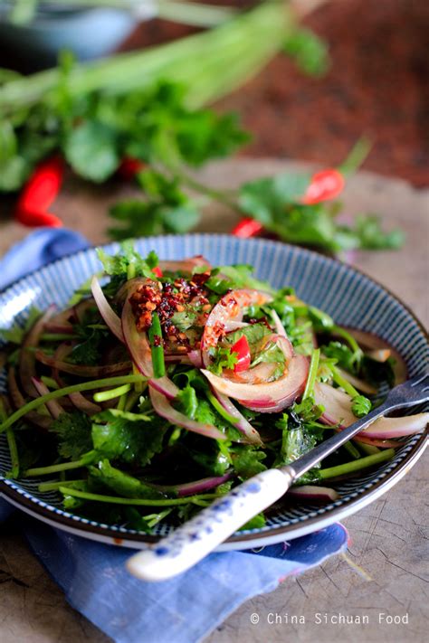 Chinese Coriander Salad - China Sichuan Food