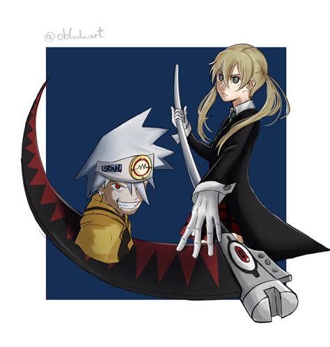 maka and soul eater fanart by me : r/souleater