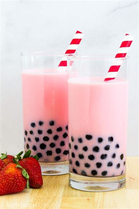 Strawberry milk bubble tea – Artofit