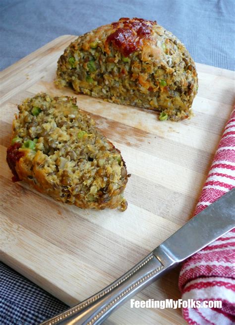 Lentil Loaf | Feeding My Folks